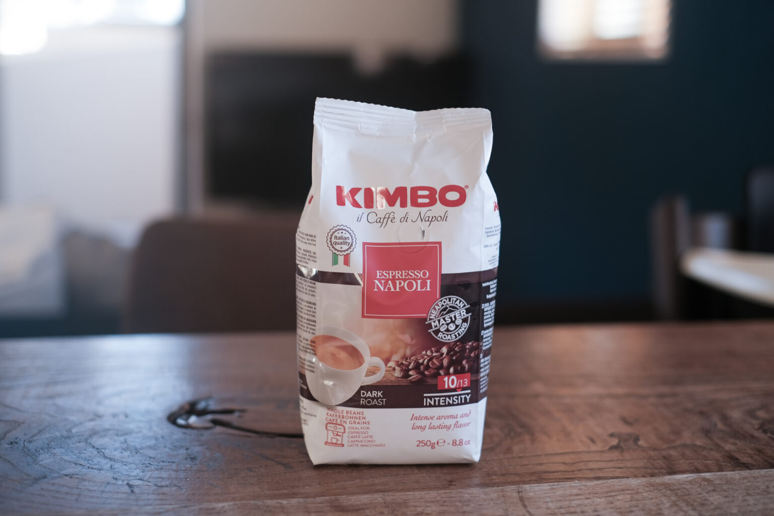 KIMBOの深煎りコーヒー豆を試してみた